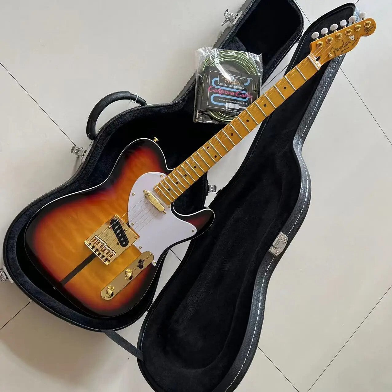 Merle Haggard Signature Vintage Sunburst Telecaster Style Guitar