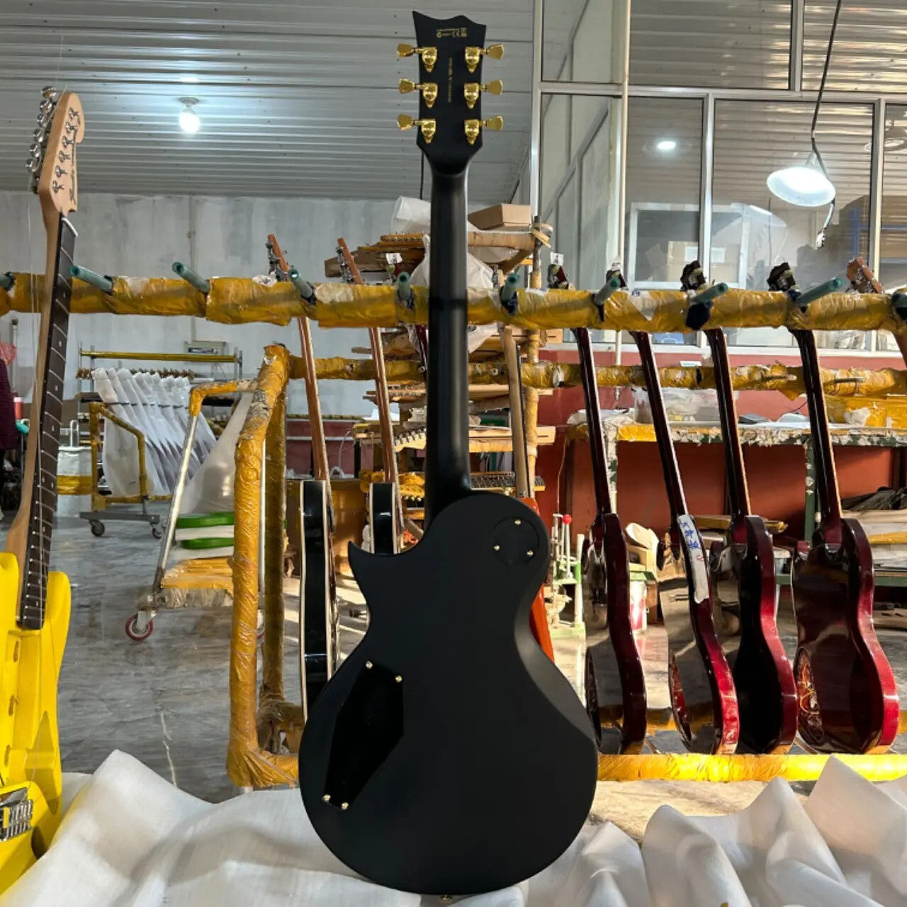 Matte Black ESP Style Guitar
