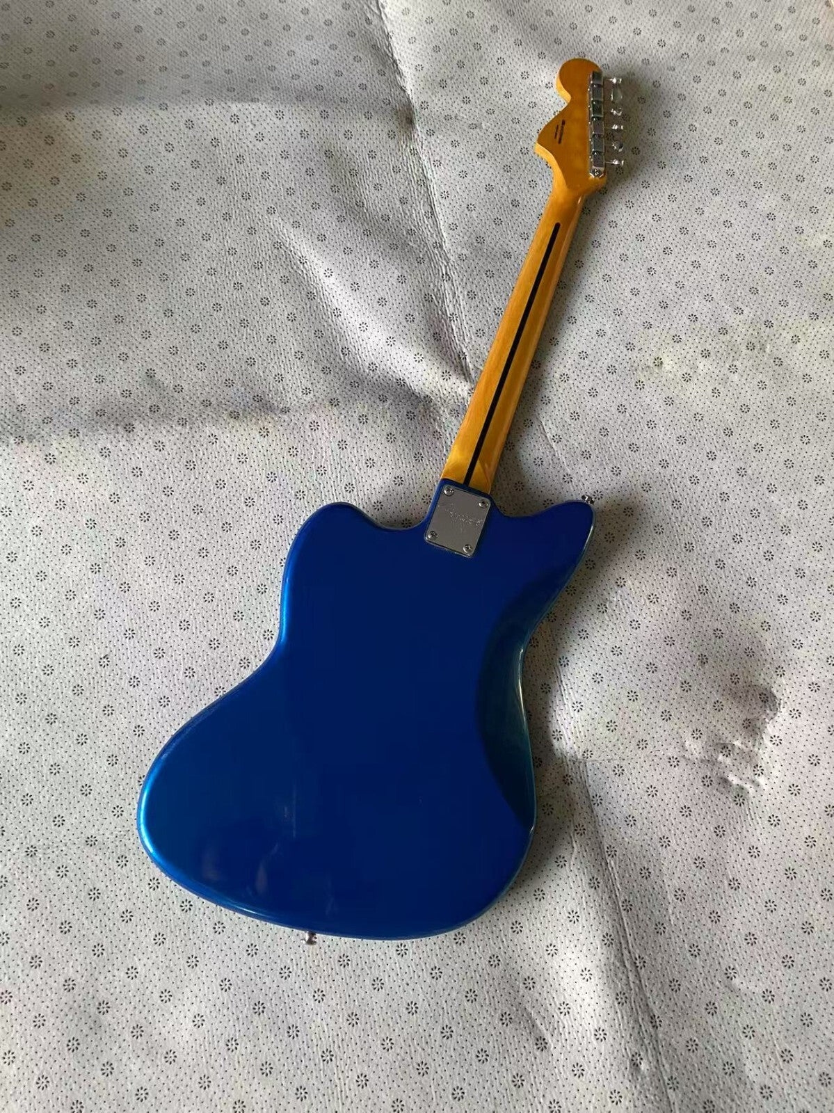 Blue Jazzmaster Style Guitar