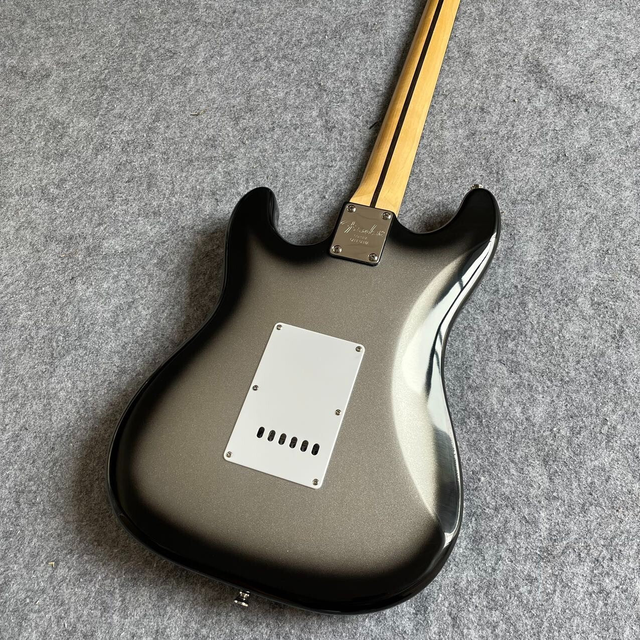Metallic Gray Stratocaster Style Guitar