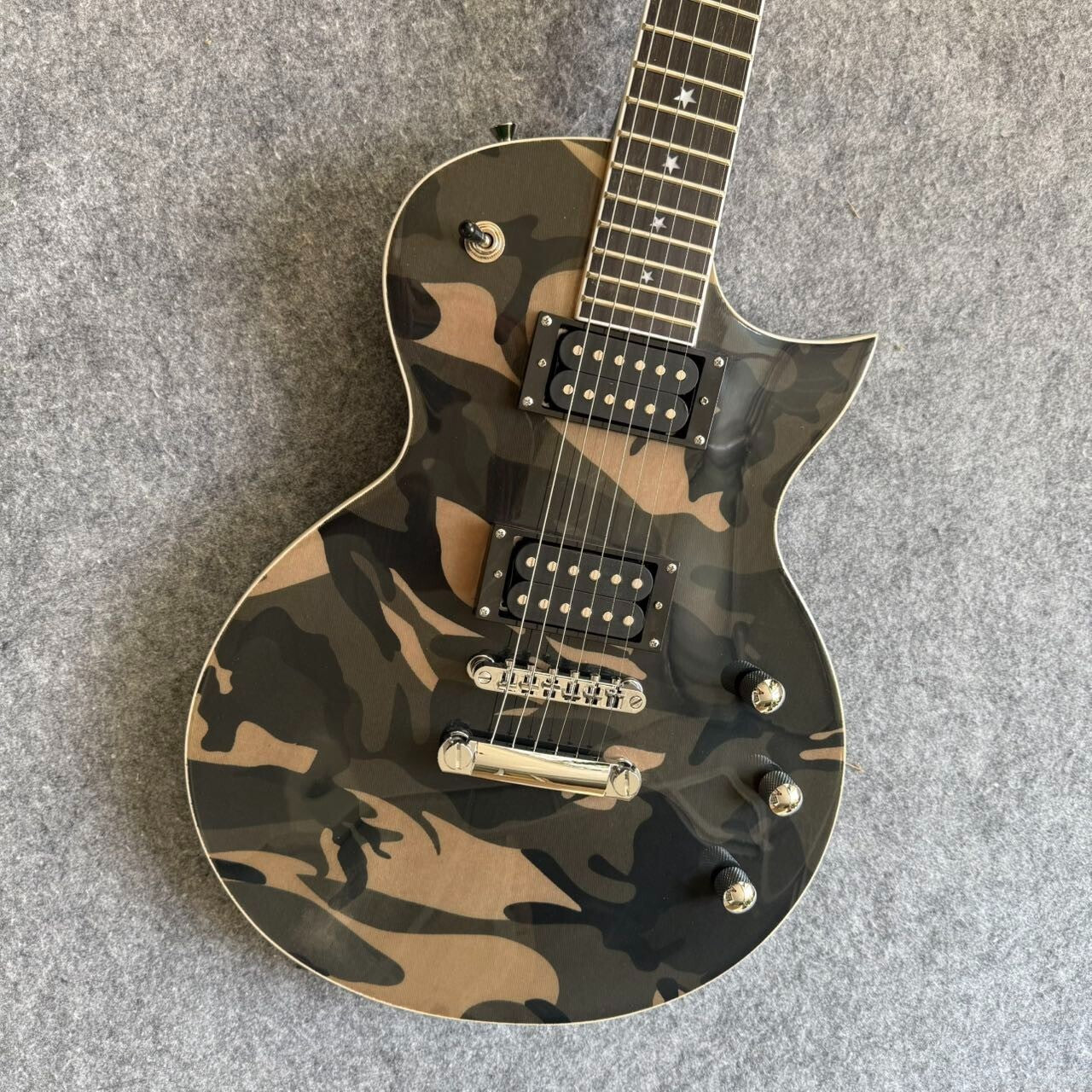 Will Adler Signature Camo ESP Style Guitar - 6 Strings