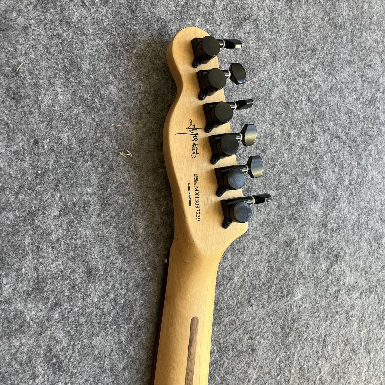 Matte Black Jim Root Signature Style Telecaster