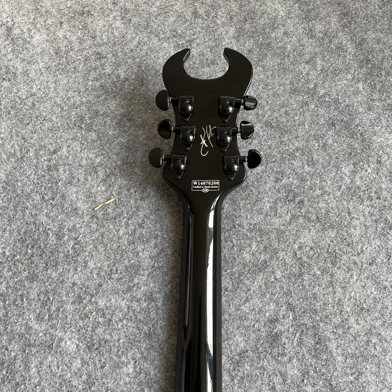 Black Pinstripe Synyster Gates Signature Style Guitar