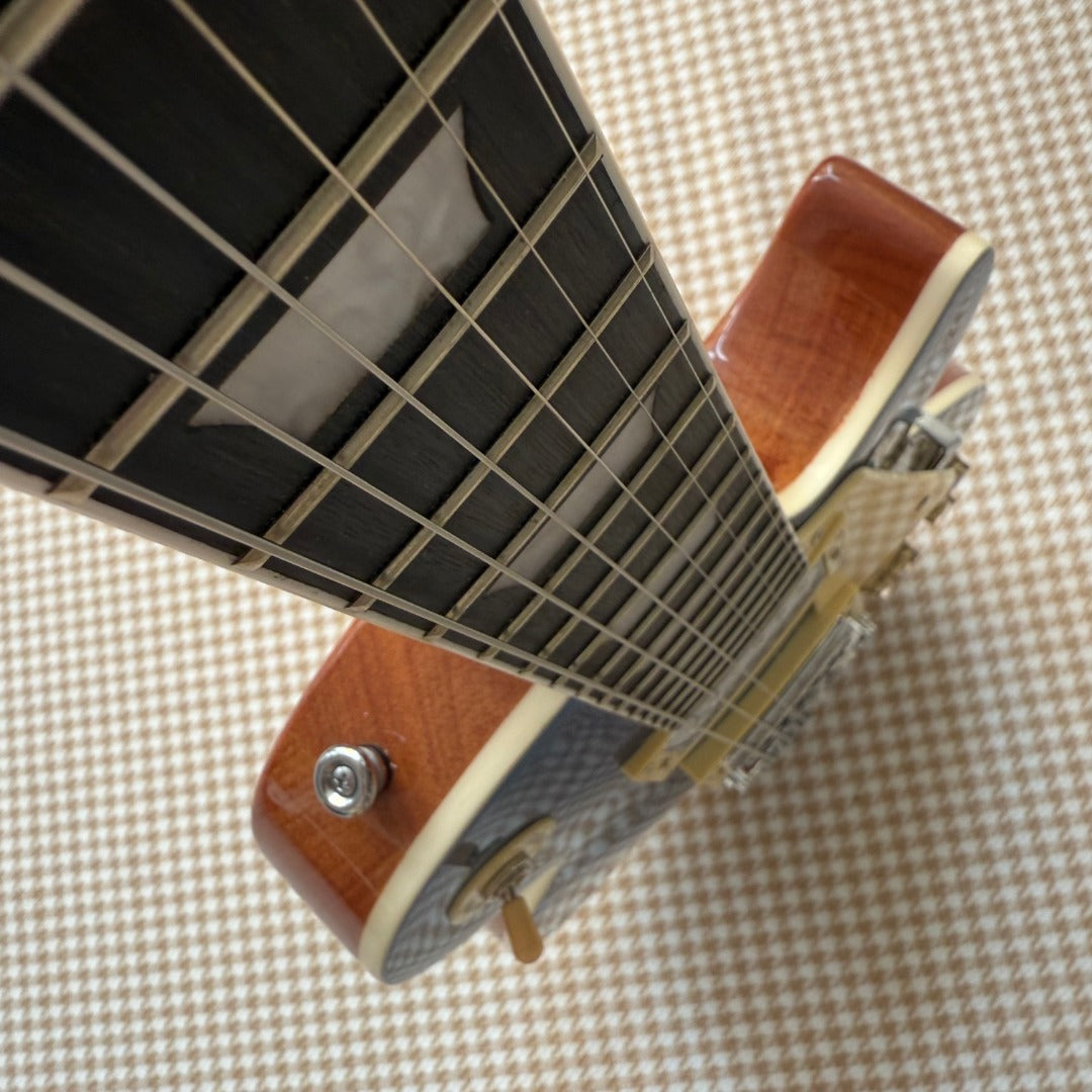 Blue Les Paul Style Guitar