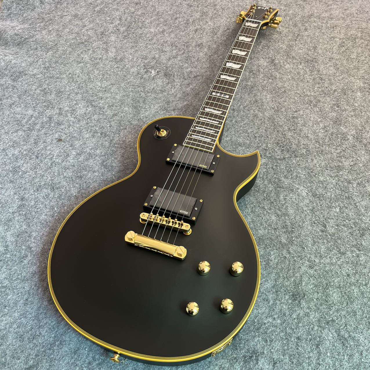 Matte Black ESP Style Guitar