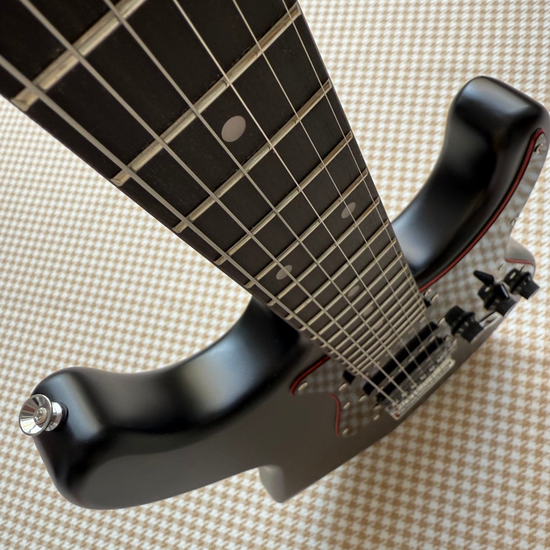 Matte Black Stratocaster Style Guitar