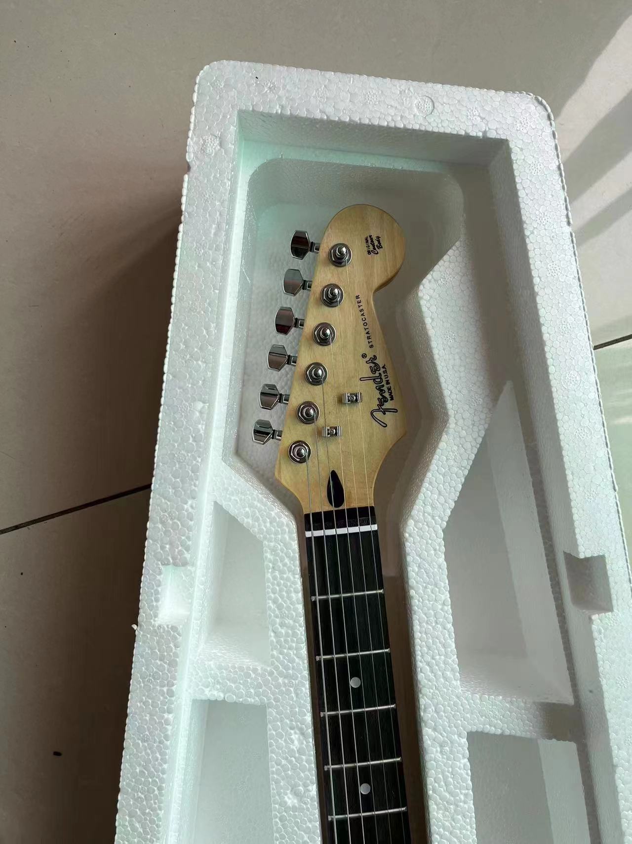 Metallic Gray Stratocaster Style Guitar