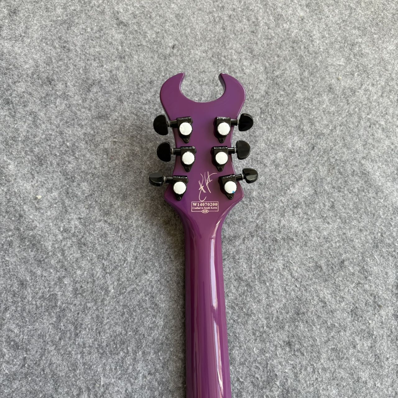 Pink/Green Pinstripe Synyster Gates Signature Style Guitar