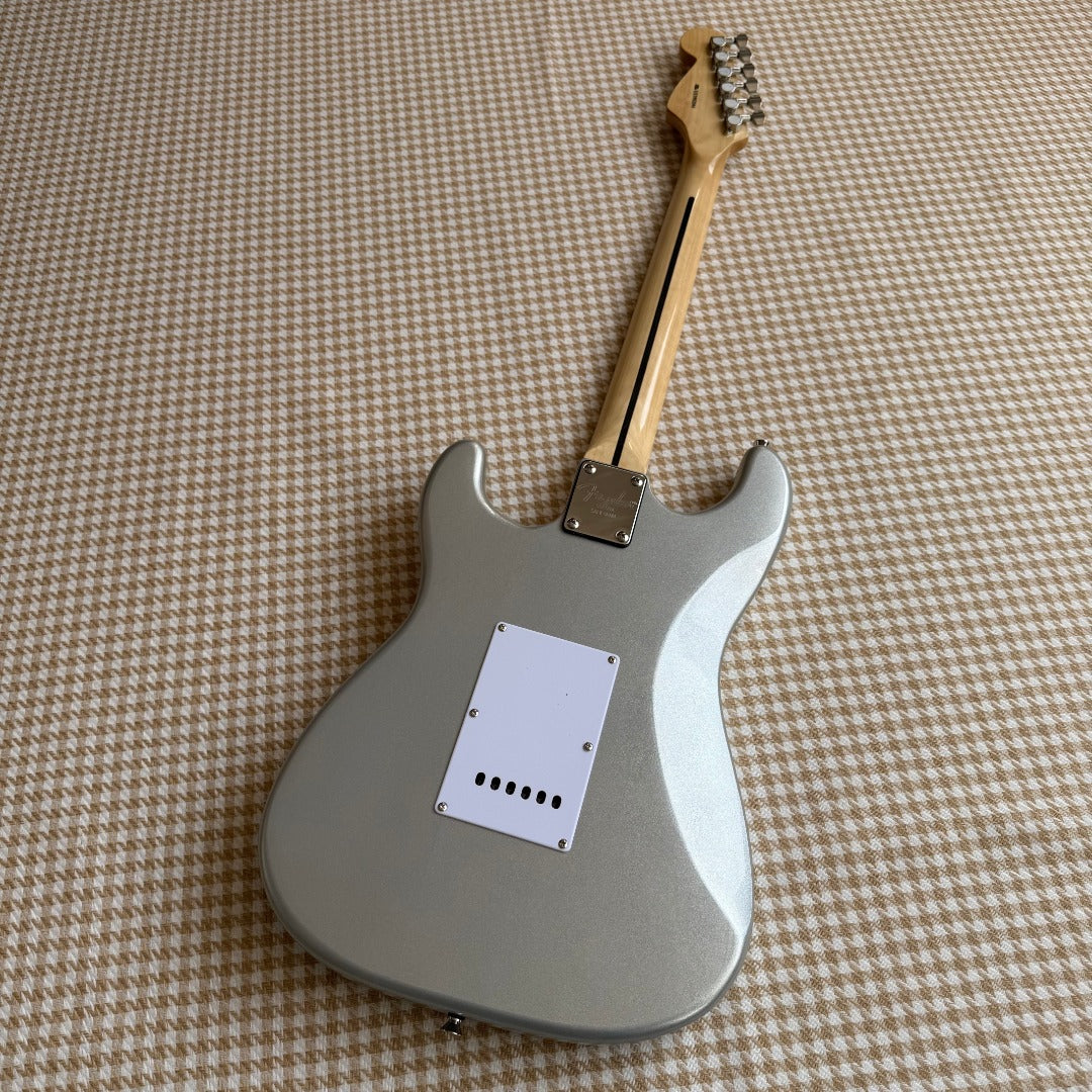 Silver Stratocaster Style Guitar