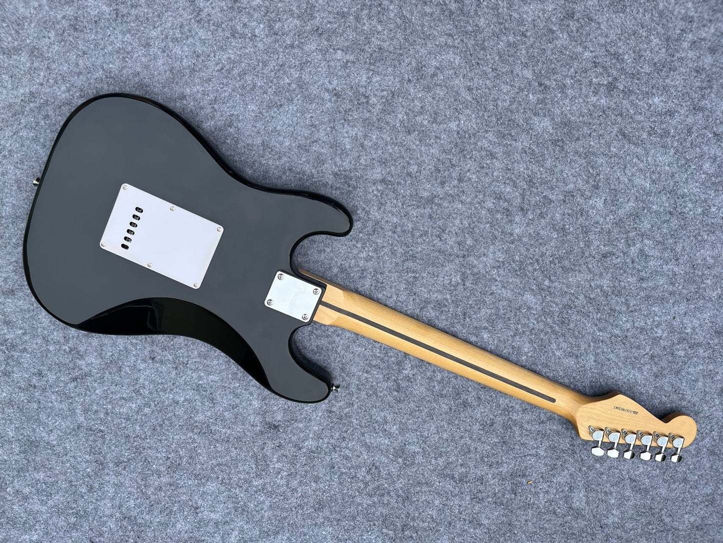 Black Stratocaster Style Guitar