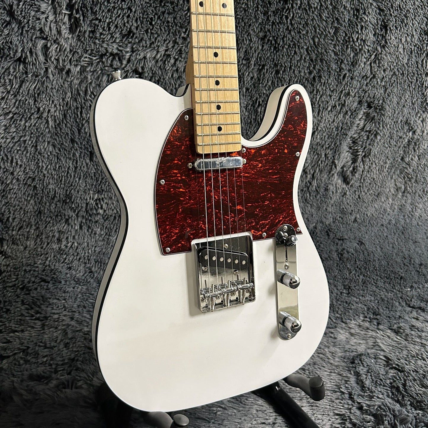 White Telecaster Style Guitar