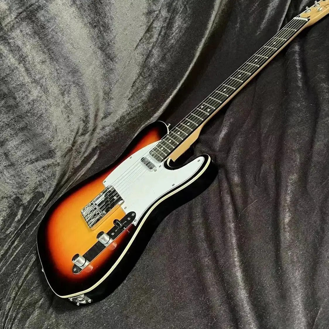 Vintage Sunburst Telecaster Style Electric Guitar