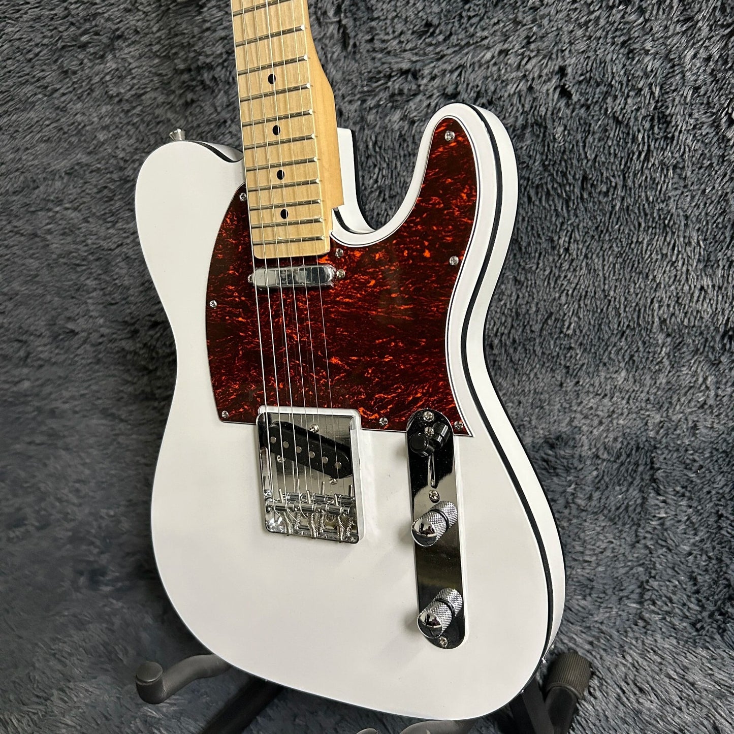 White Telecaster Style Guitar
