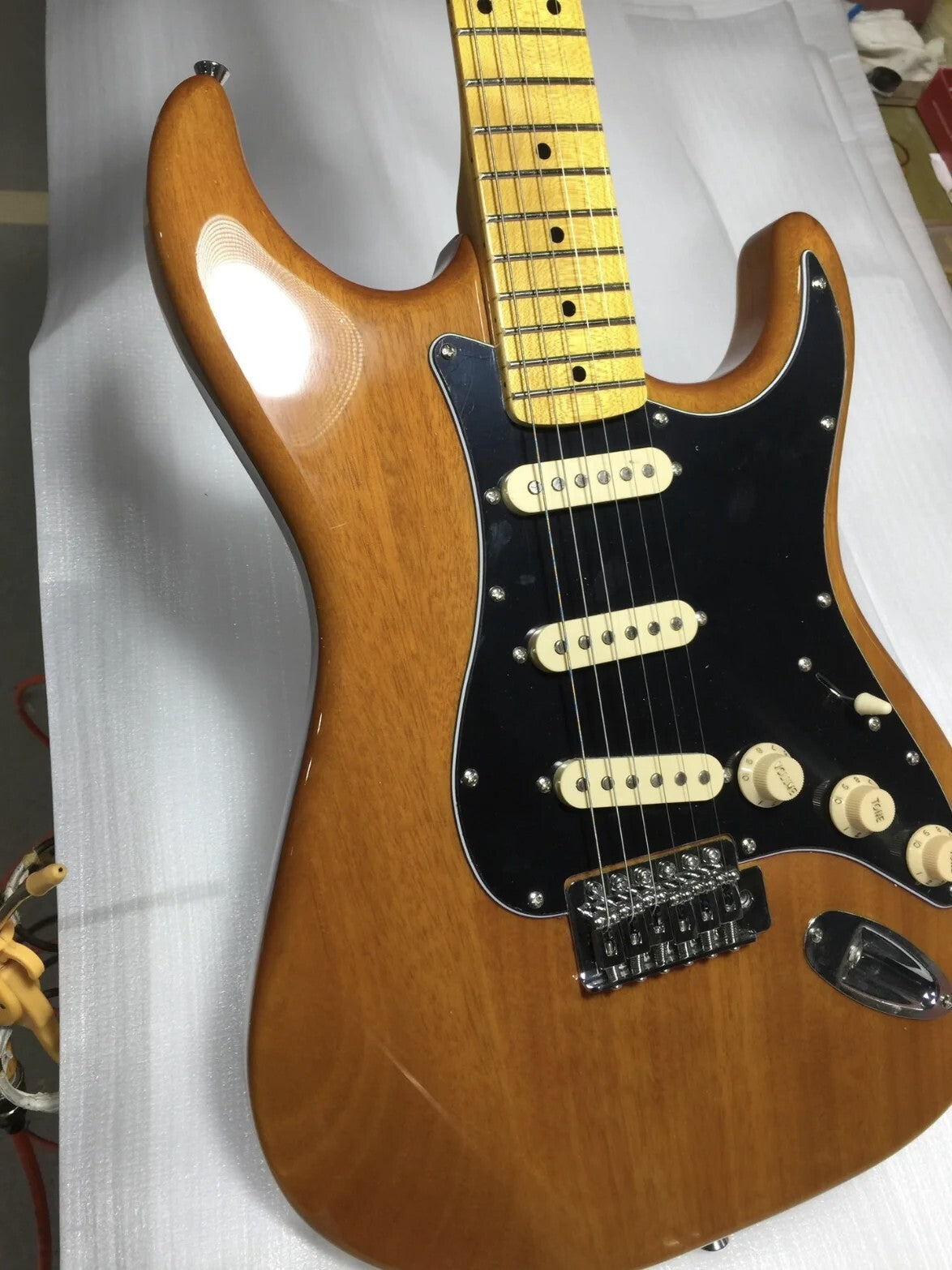 Yellow/Natural Stratocaster Style Guitar