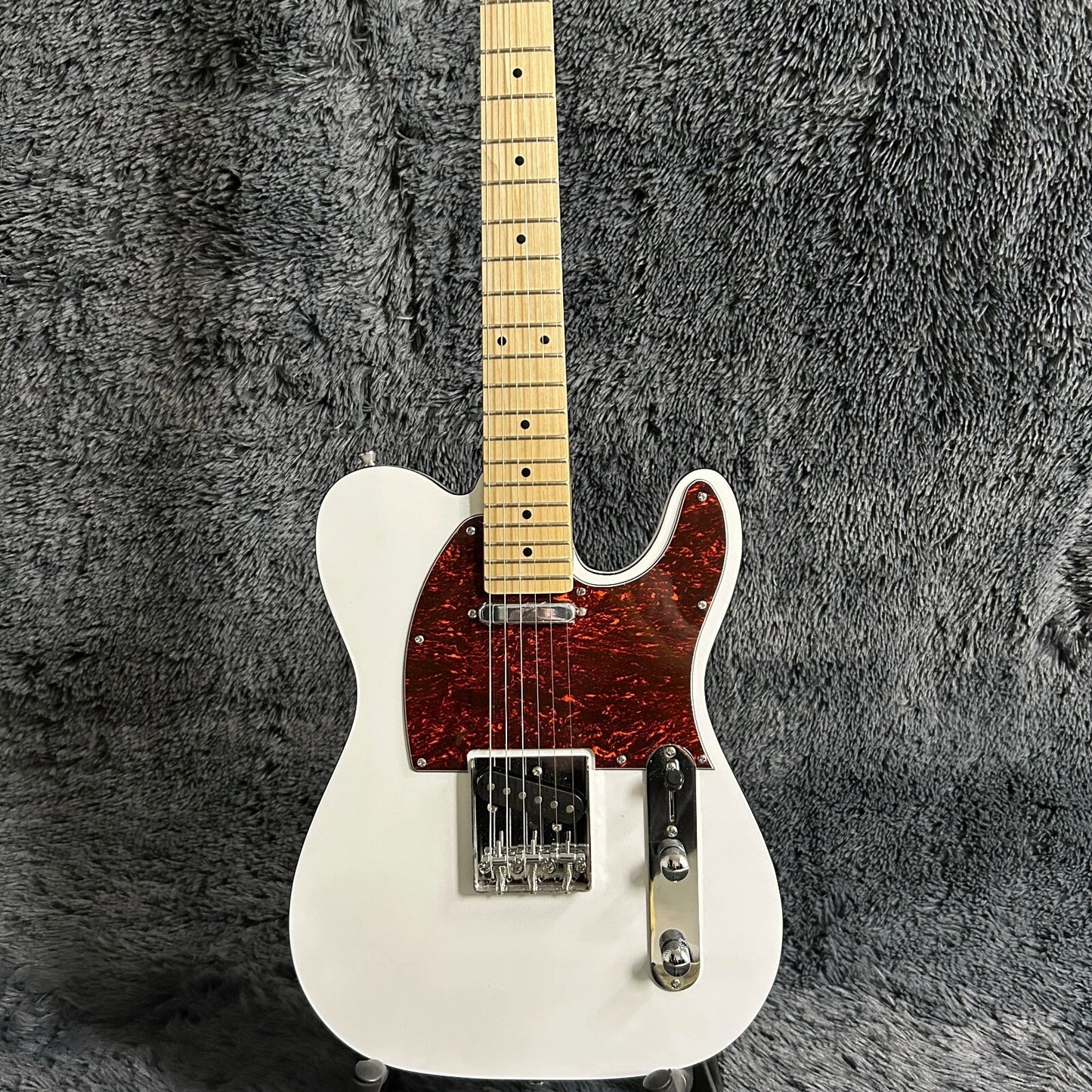 White Telecaster Style Guitar