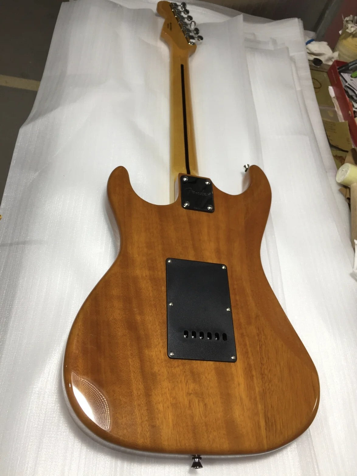 Yellow/Natural Stratocaster Style Guitar