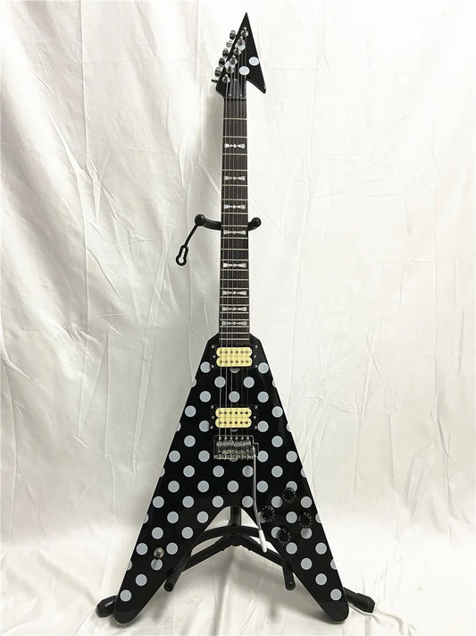 Randy Rhoads Signature Polka Dot V Style Guitar