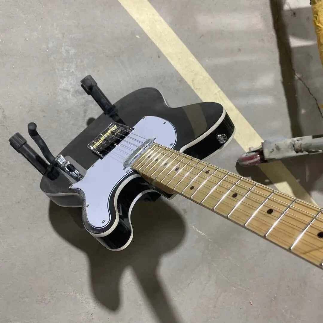 Black Telecaster Style Guitar - 6 String - Maple Fretboard
