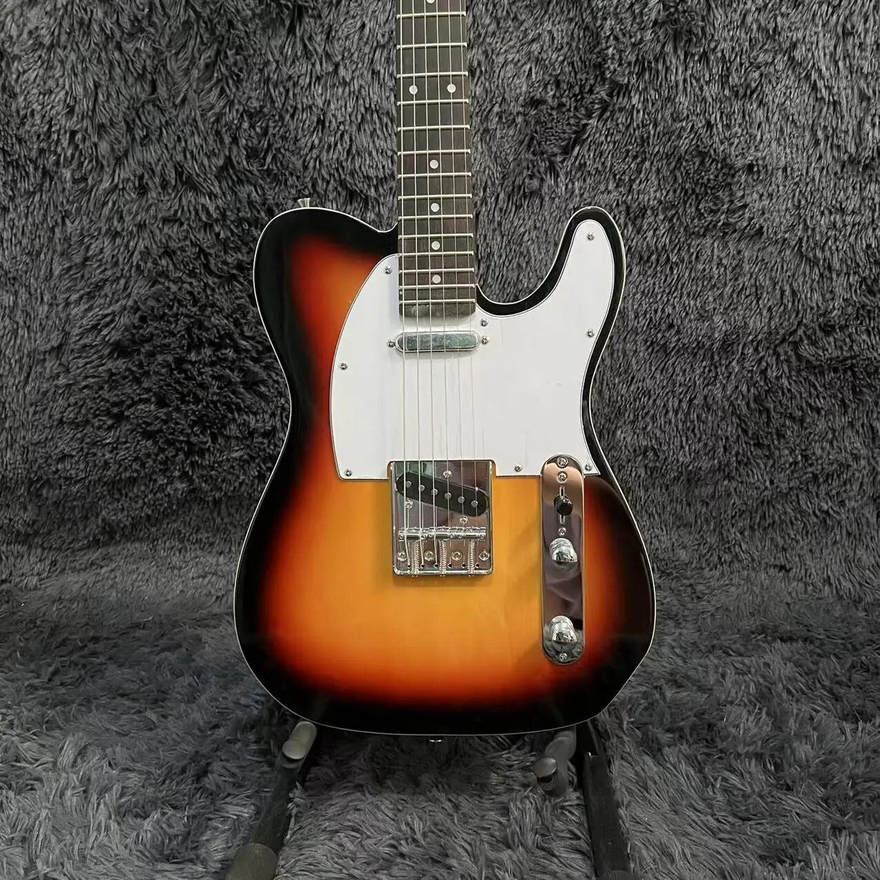 Vintage Sunburst Telecaster Style Electric Guitar