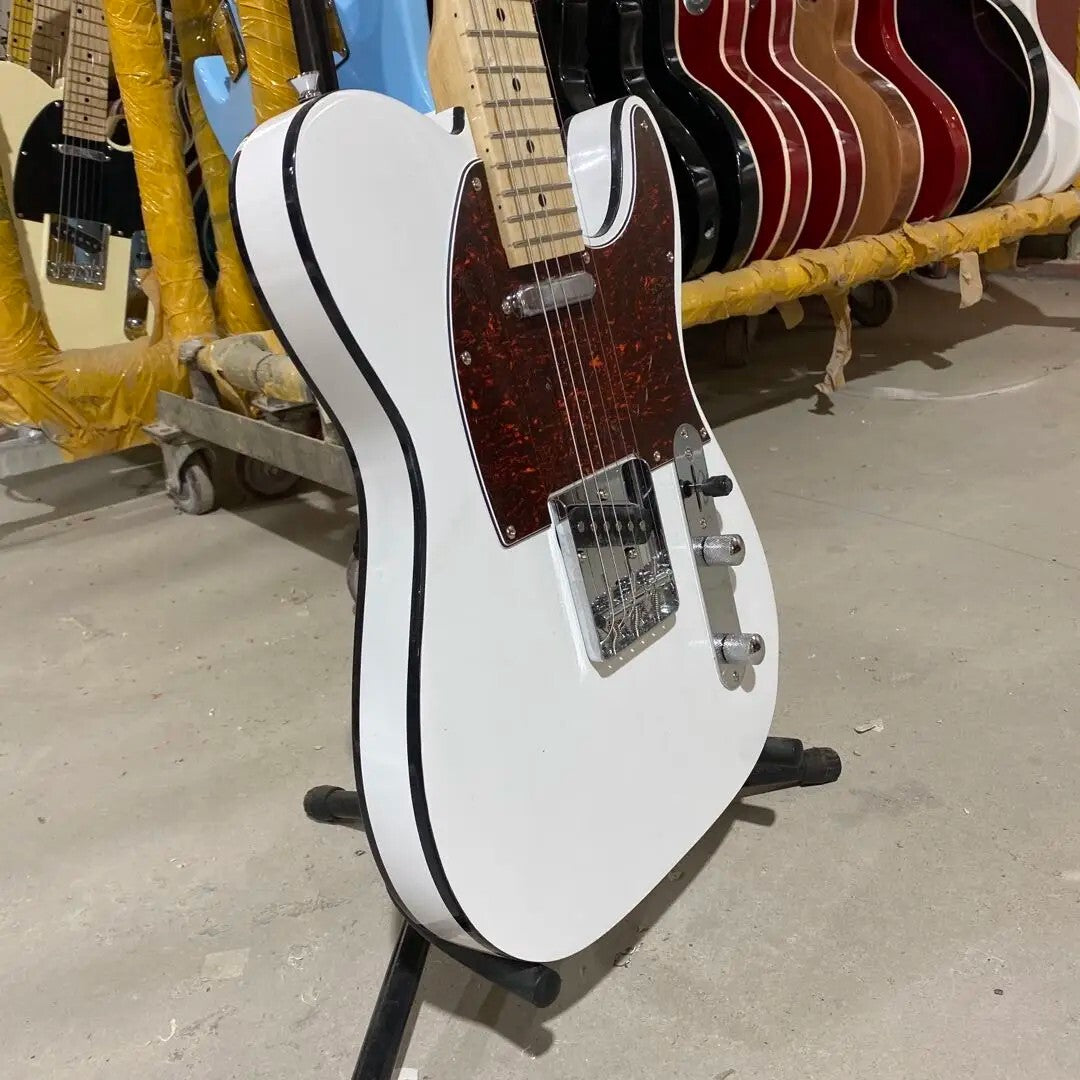 White Telecaster Style Guitar