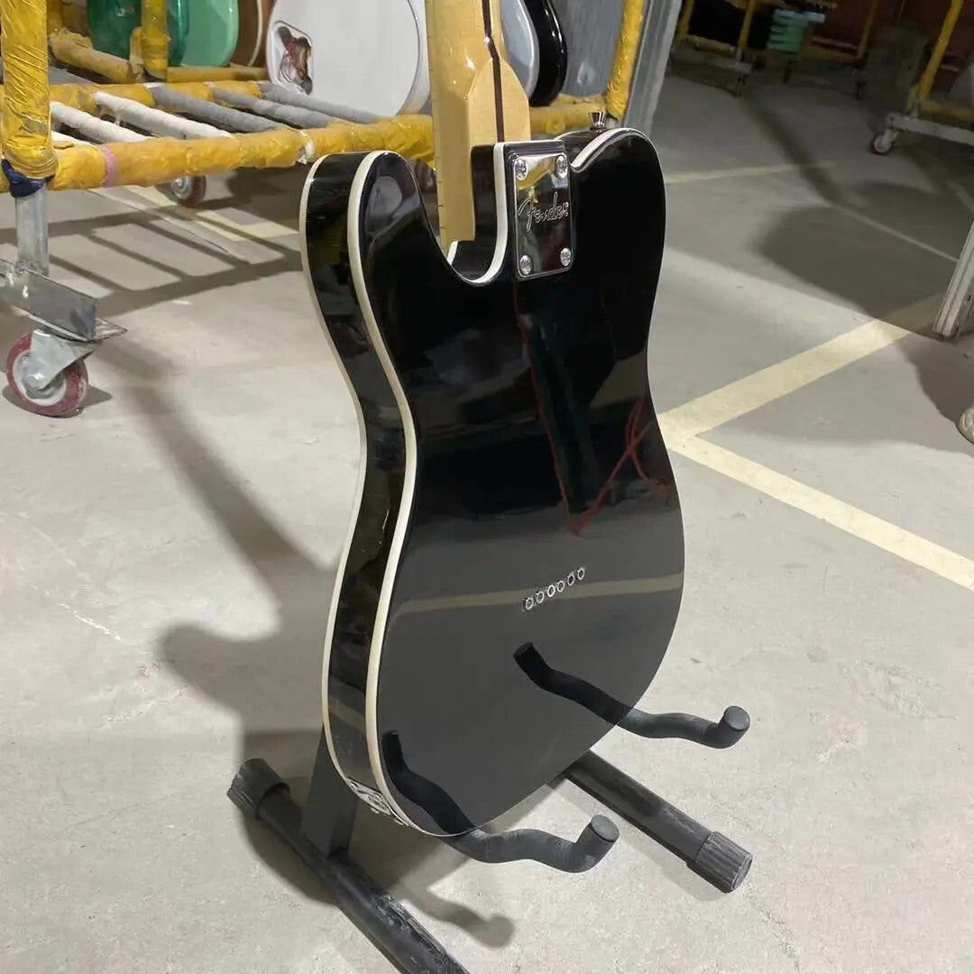 Black Telecaster Style Guitar - 6 String - Maple Fretboard