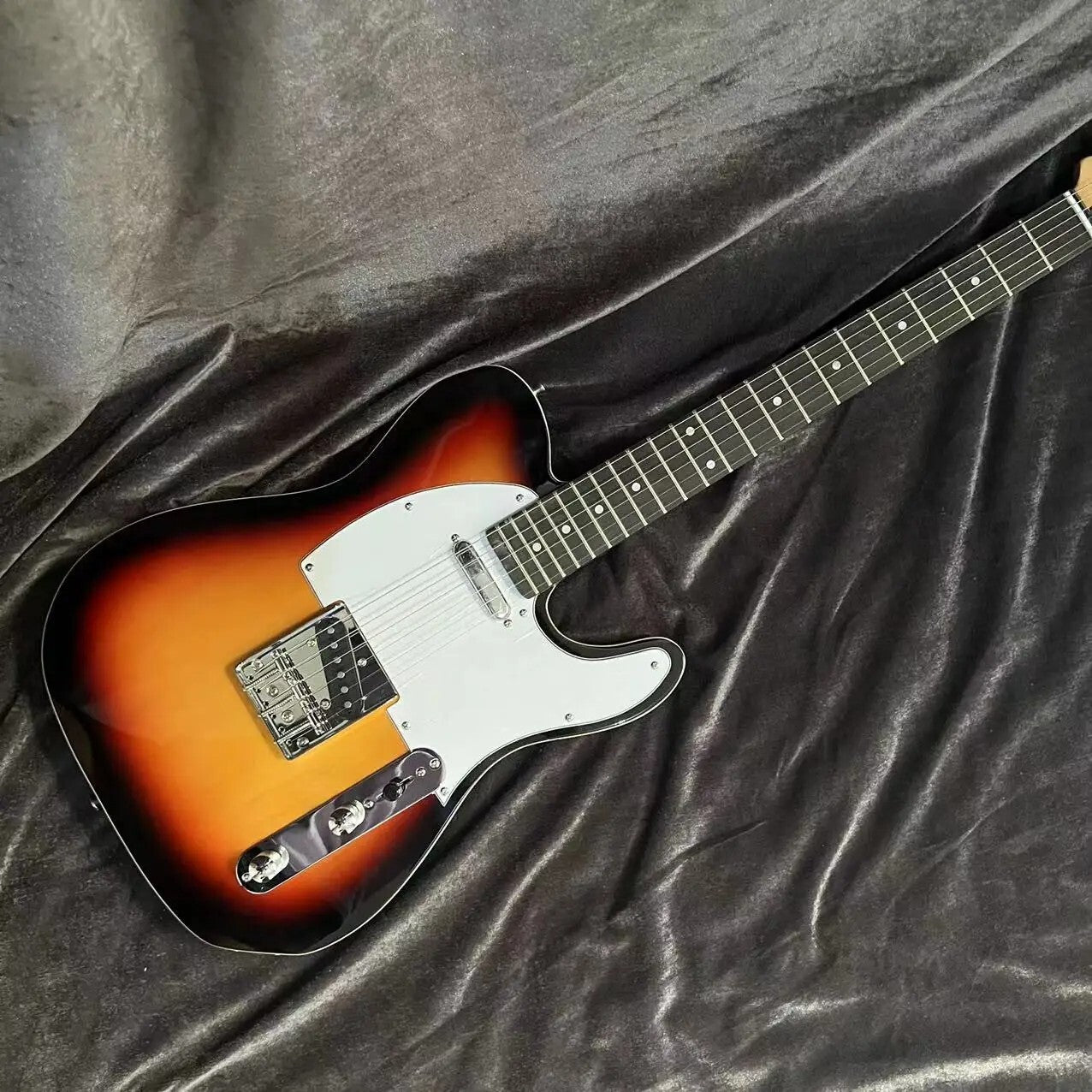 Vintage Sunburst Telecaster Style Electric Guitar