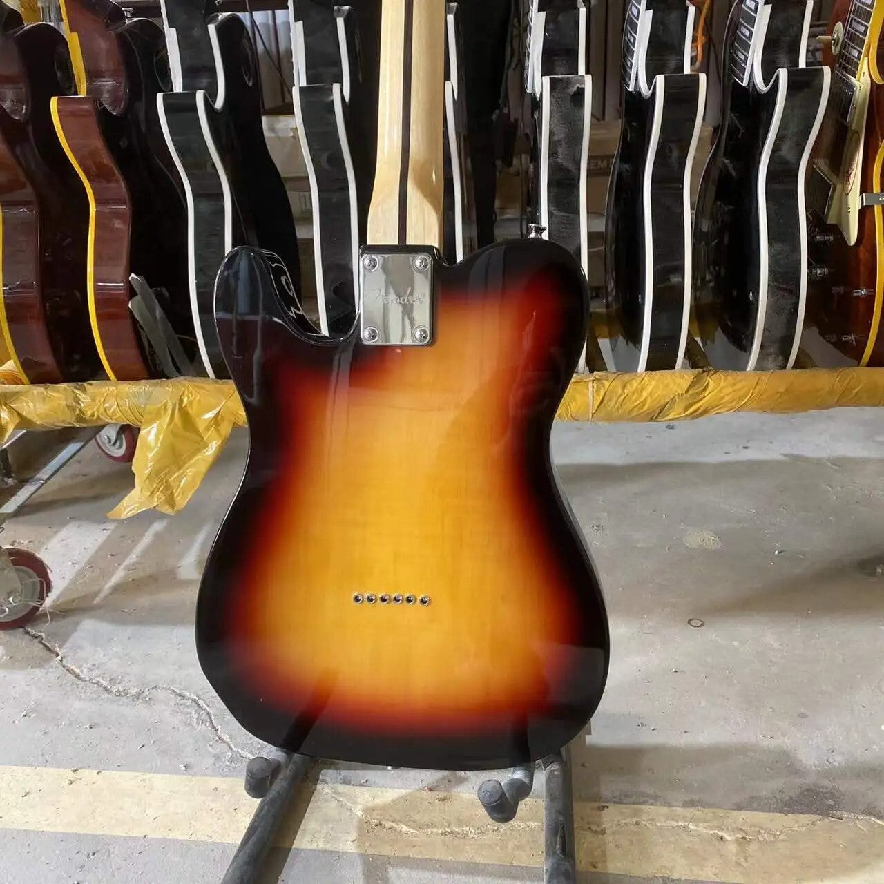Vintage Sunburst Telecaster Style Electric Guitar