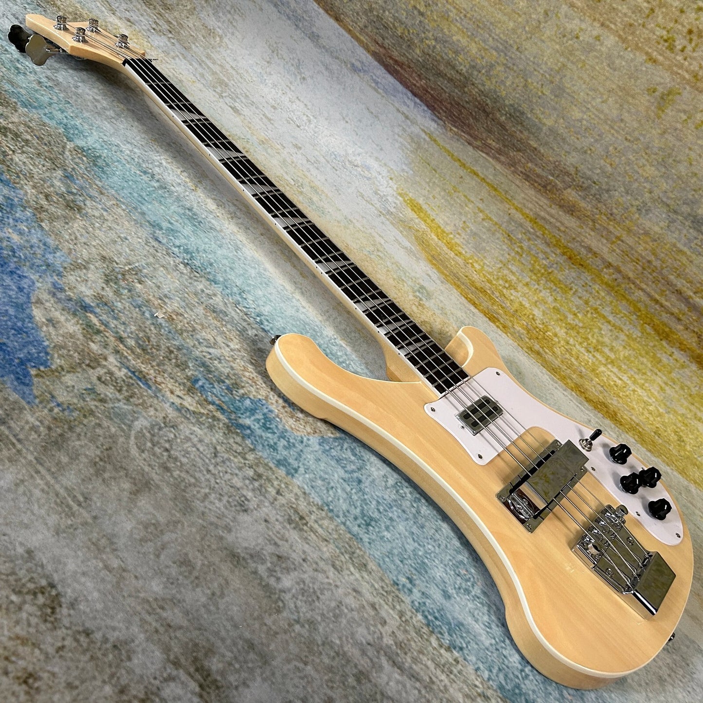 Burlywood Rickenbacker 4003 Style Bass