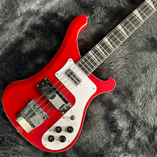 Red Rickenbacker 4003 Style Bass