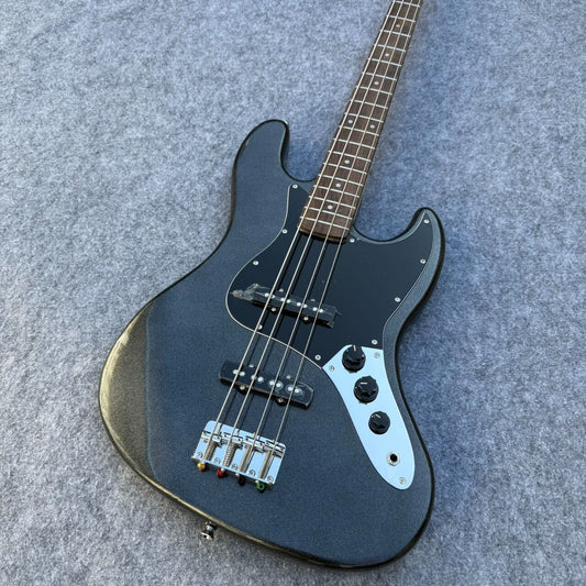 Black Fender Jazz Style Bass