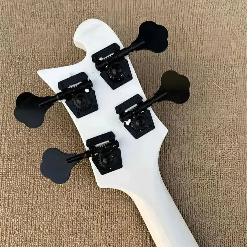 White Rickenbacker 4003 Style Bass