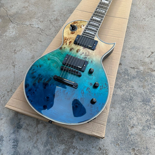Blue Esp Style Guitar