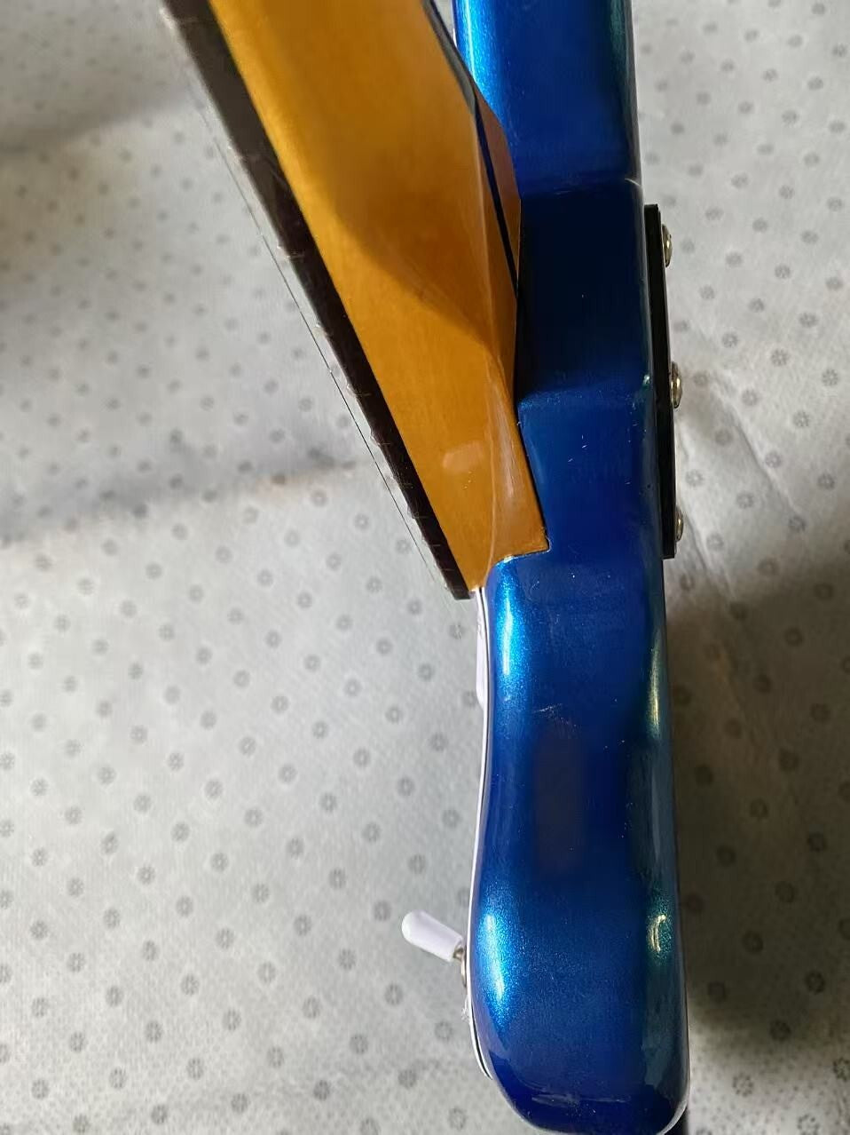 Blue Jazzmaster Style Guitar
