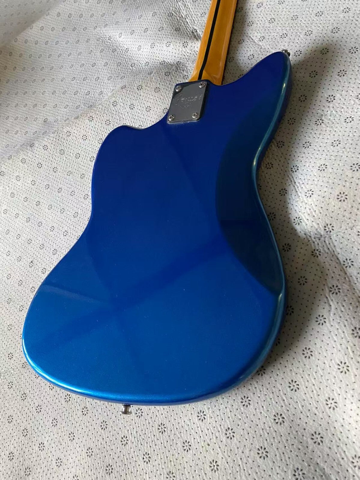 Blue Jazzmaster Style Guitar