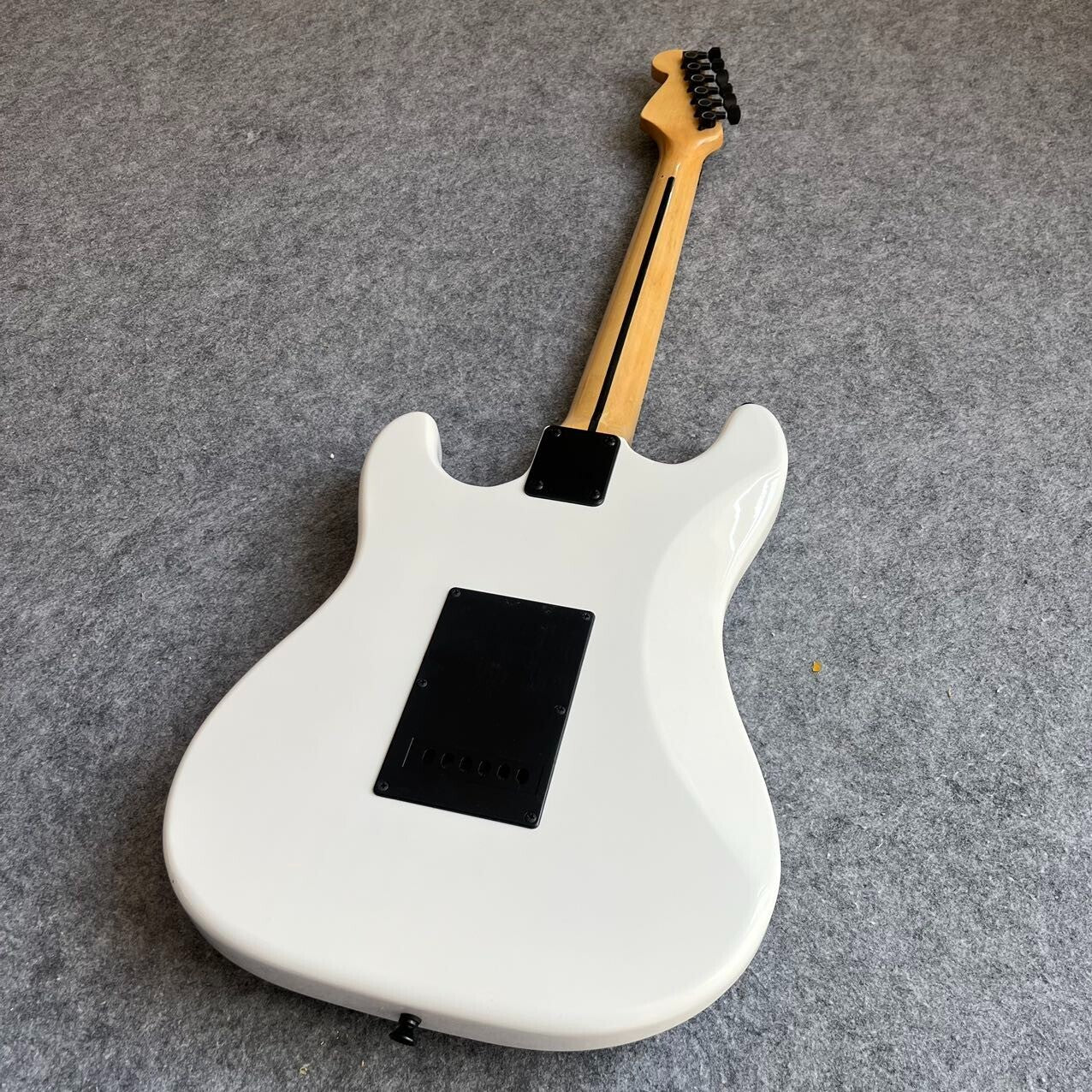 White Pro-Mod So-Cal Charvel Stratocaster Style Guitar