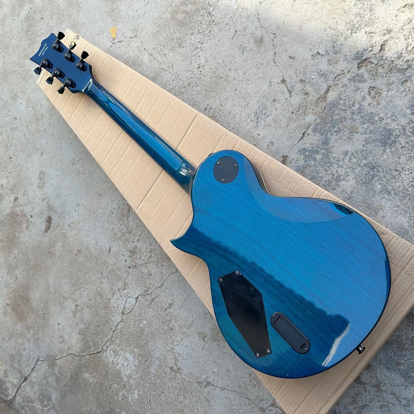 Blue Esp Style Guitar