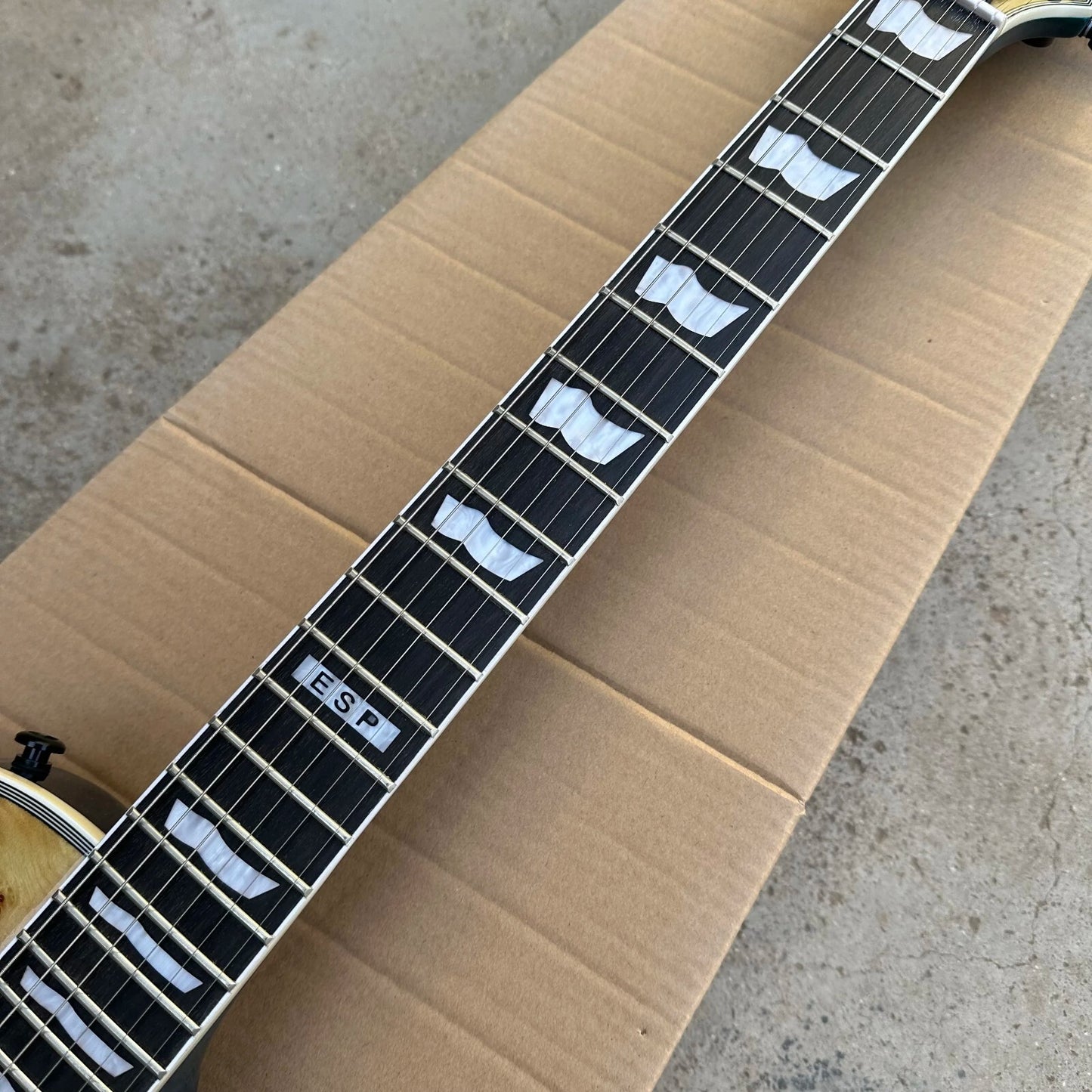 Blue Esp Style Guitar