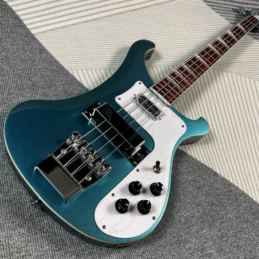 Metallic Blue Rickenbacker 4003 Style Bass