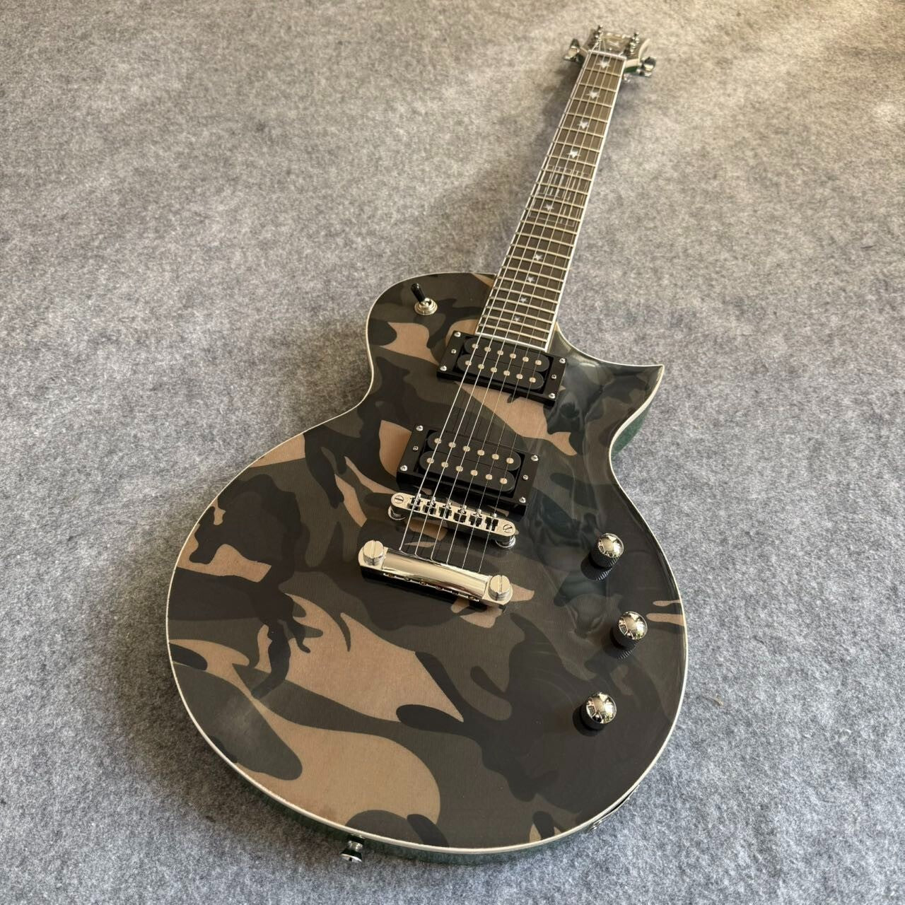 Will Adler Signature Camo ESP Style Guitar - 6 Strings