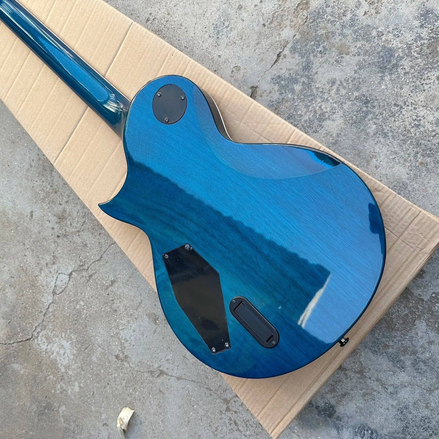 Blue Esp Style Guitar