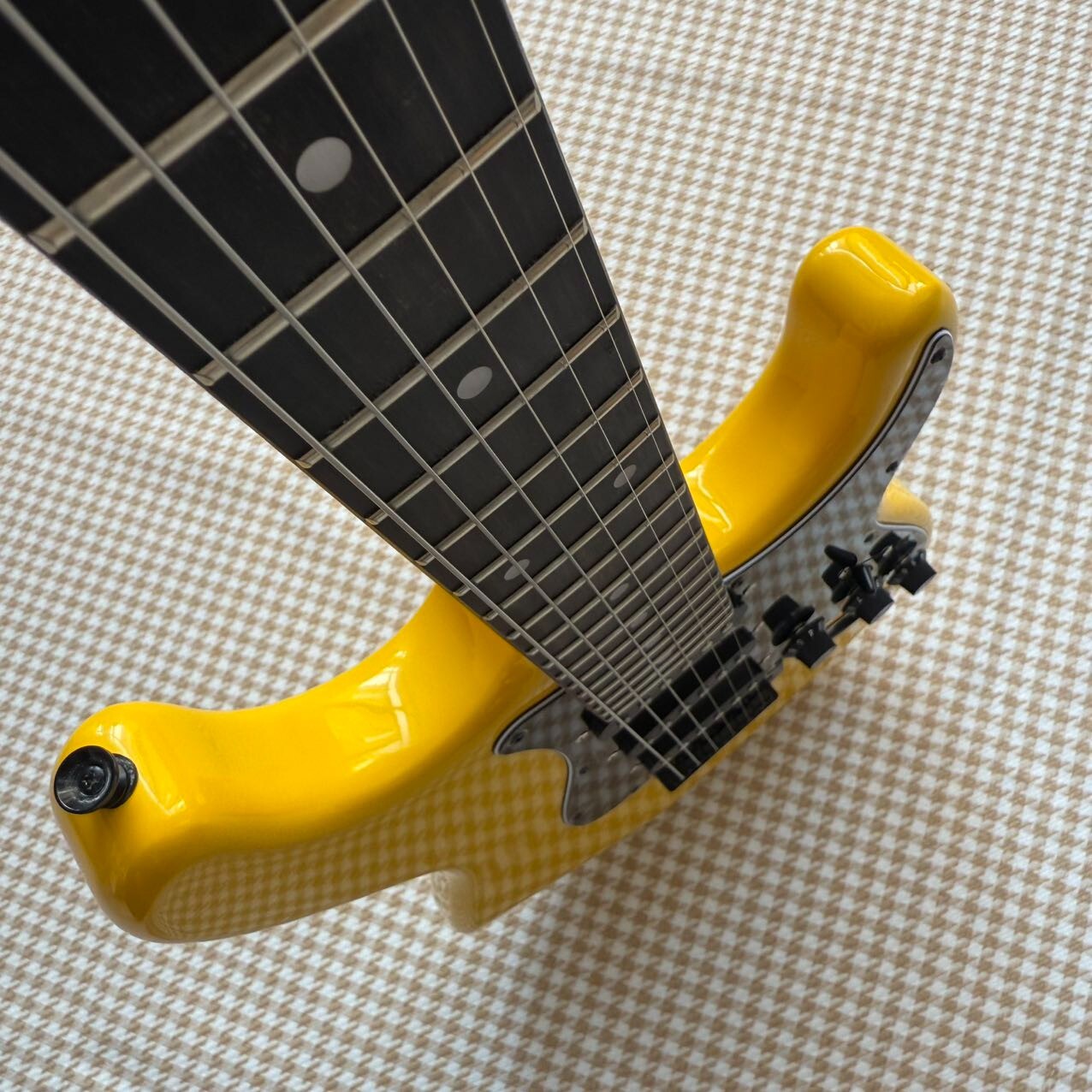 Yellow & Black Stratocaster Style Guitar