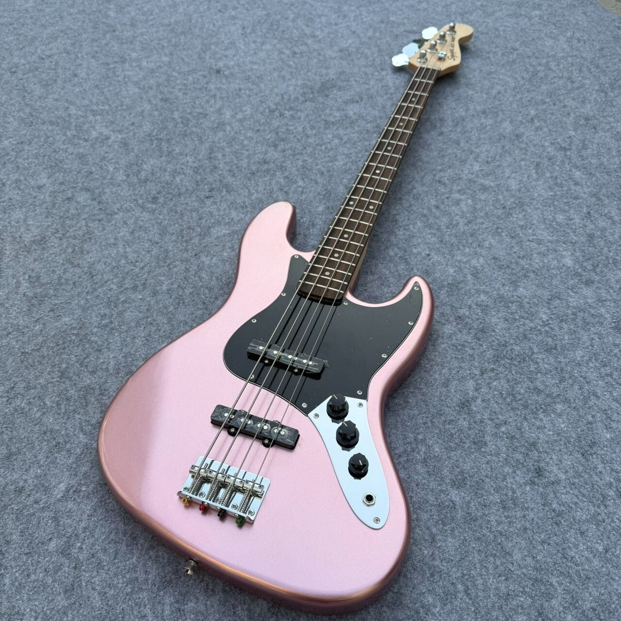 Pink Fender Jazz Style Bass