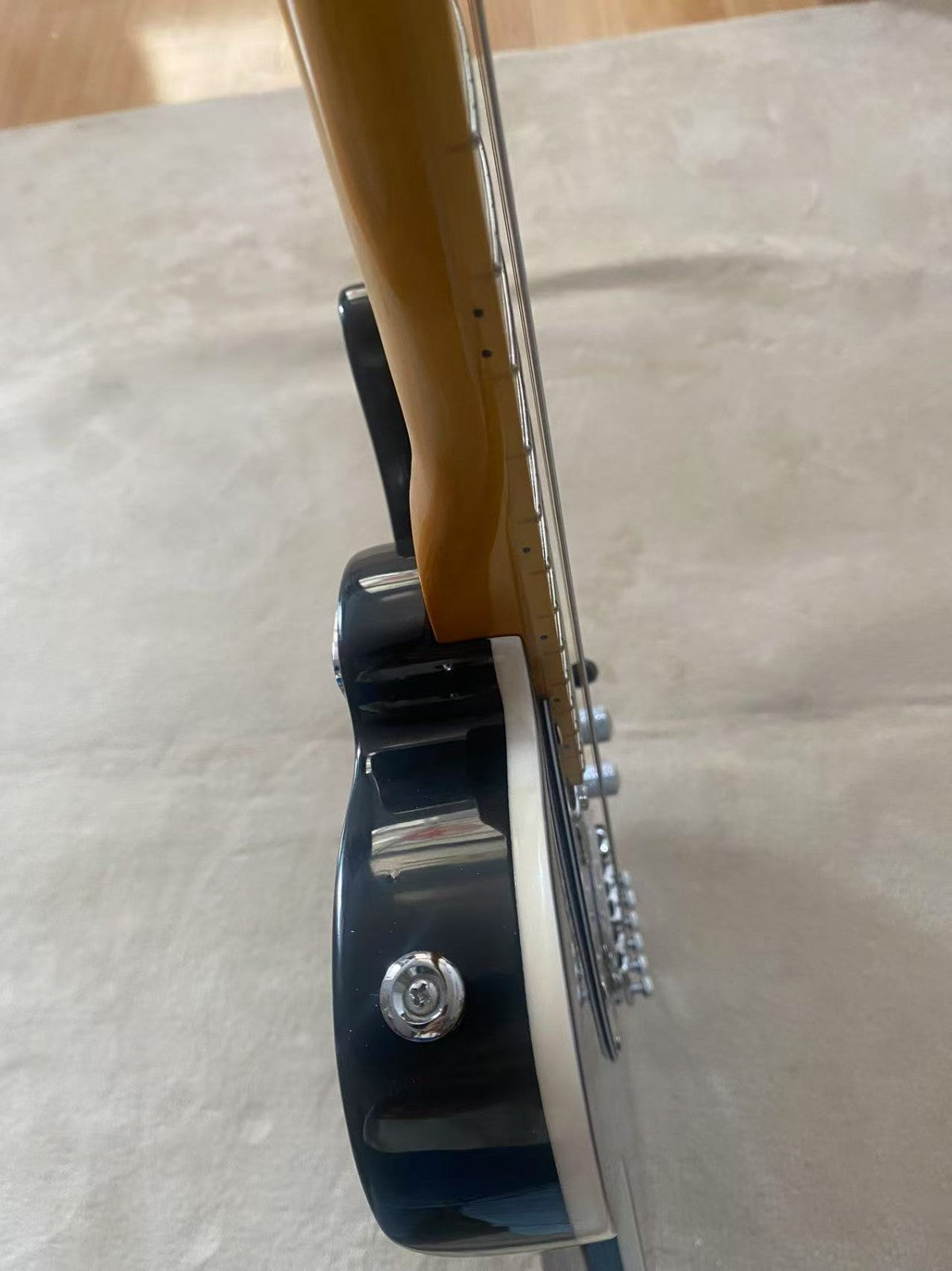 Matte Black Telecaster Style Guitar - Locking Bridge