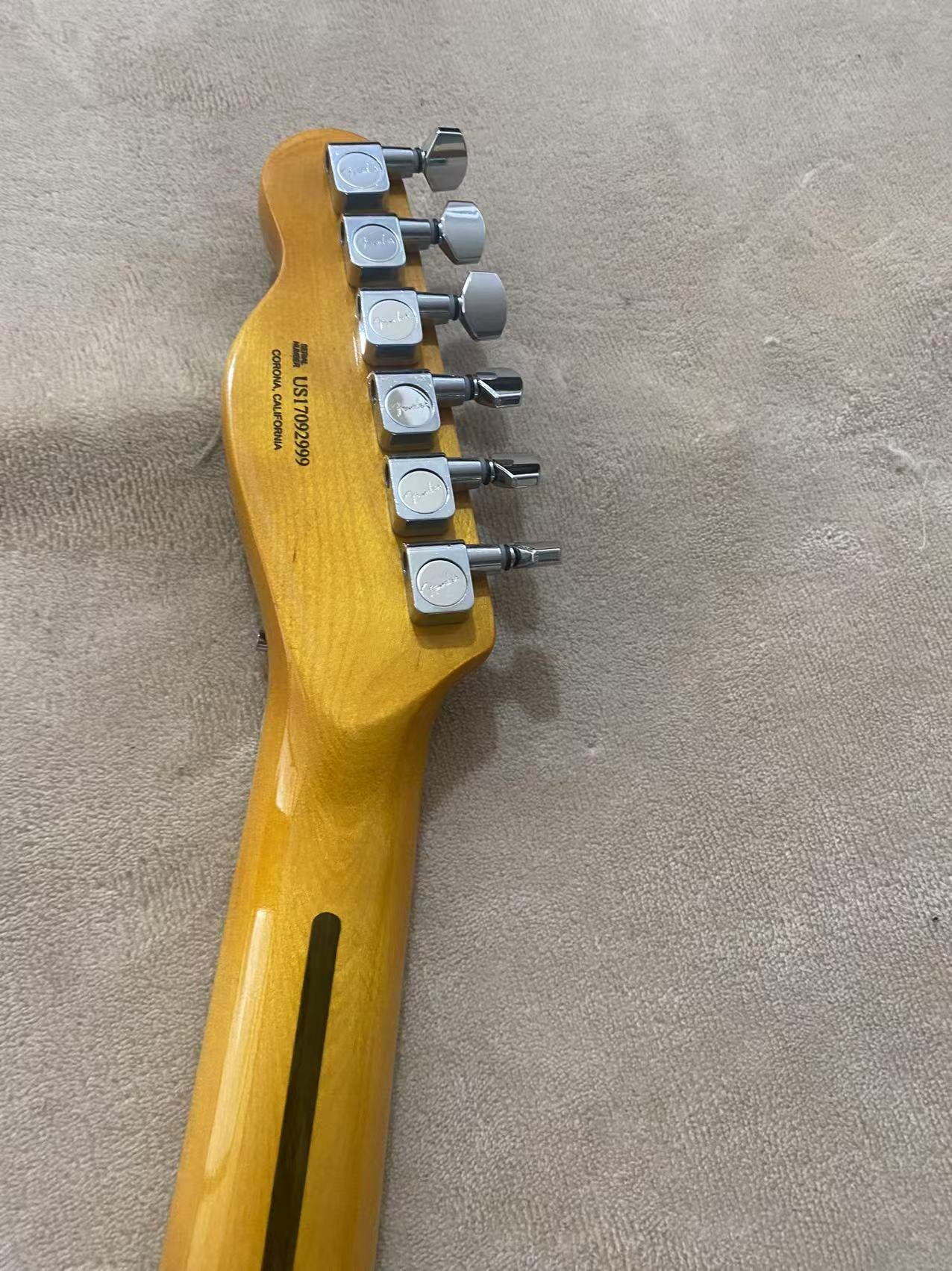 Matte Black Telecaster Style Guitar - Locking Bridge