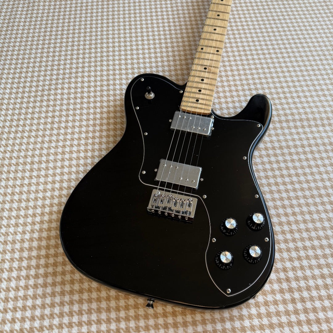 Black Telecaster Deluxe Style Guitar