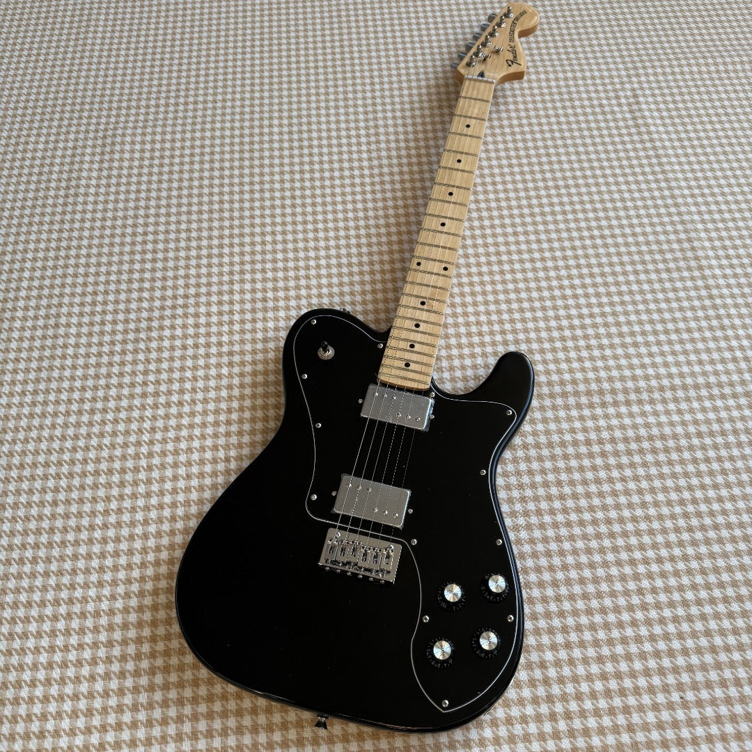 Black Telecaster Deluxe Style Guitar