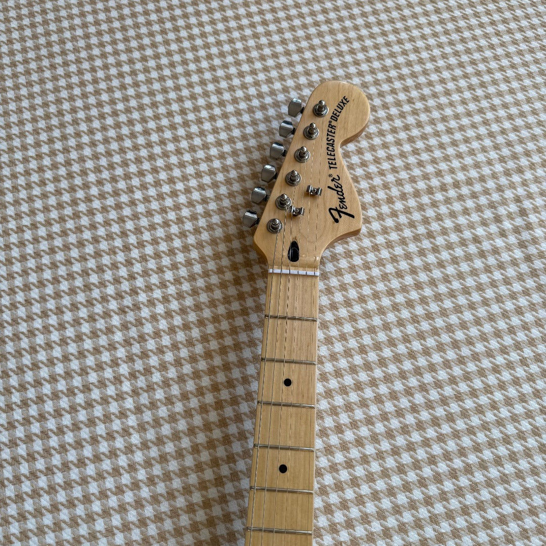 Black Telecaster Deluxe Style Guitar