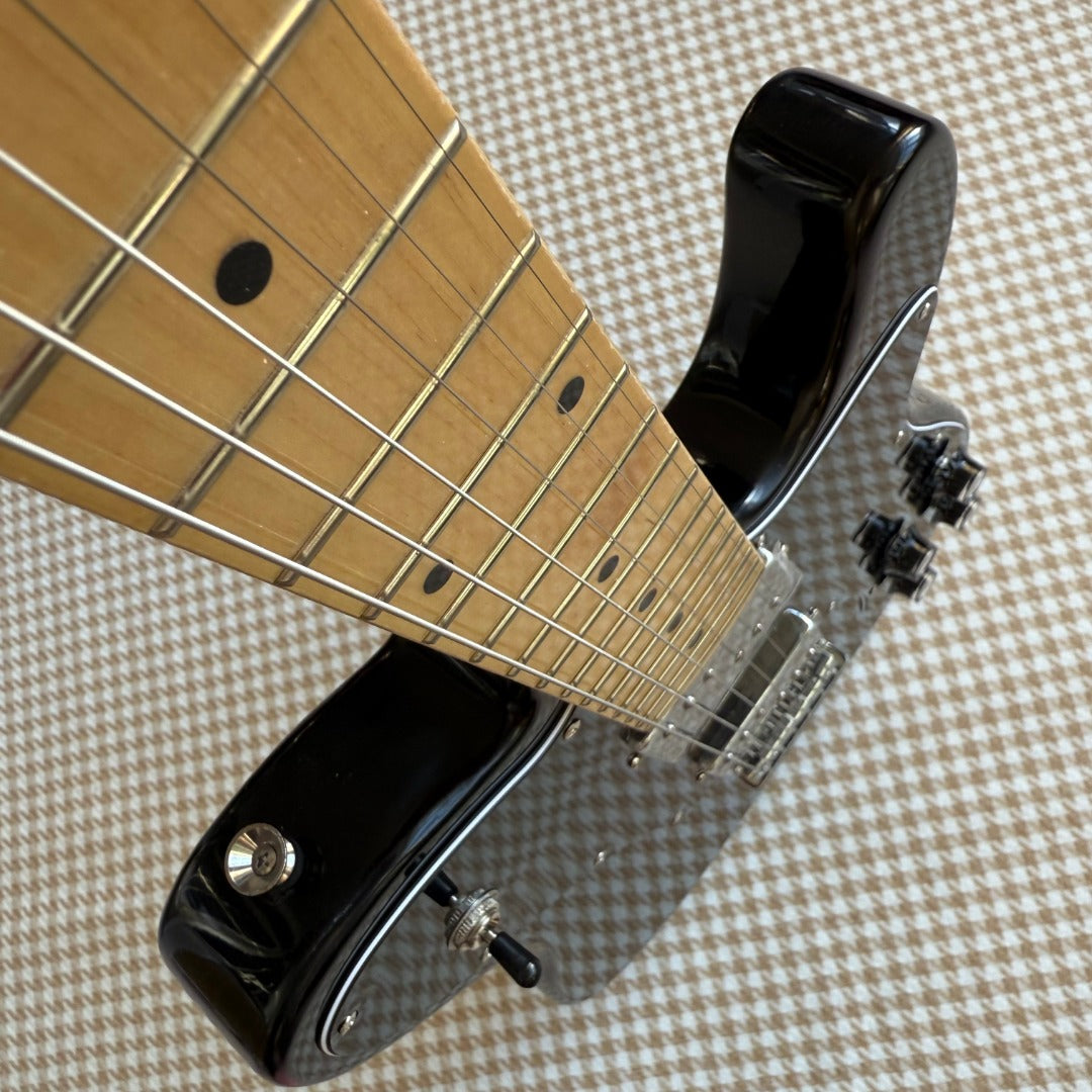 Black Telecaster Deluxe Style Guitar
