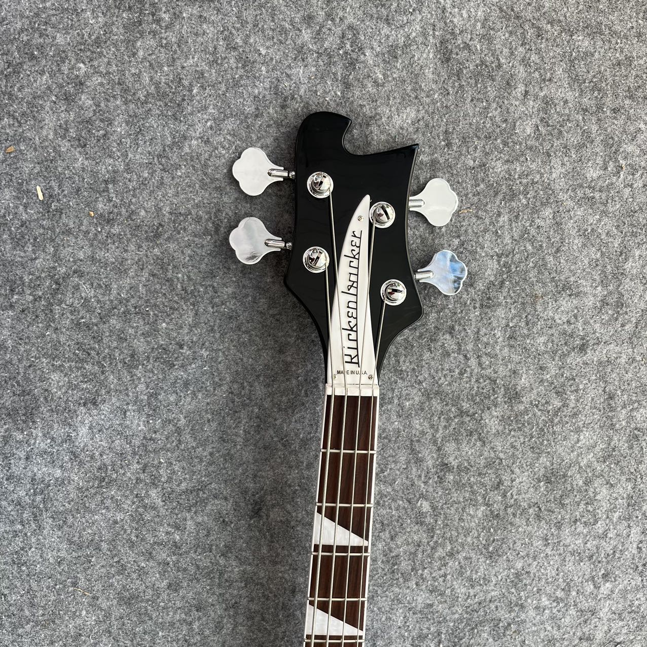Black Rickenbacker 4003 Style Bass Guitar