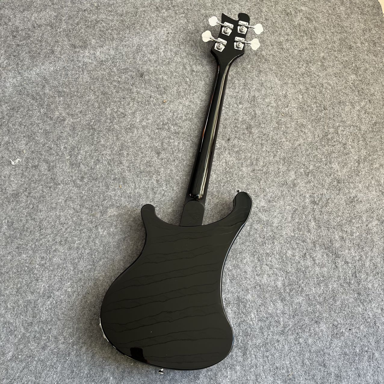 Black Rickenbacker 4003 Style Bass Guitar